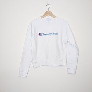 🍩Champion Reverse Weave White Crew Sweatshirt🍩
